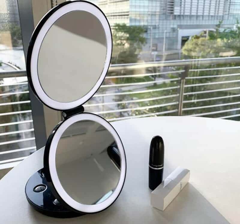 Top 12 Best Travel Makeup Mirror 2021, Makeup Magnifying Mirror With Lights