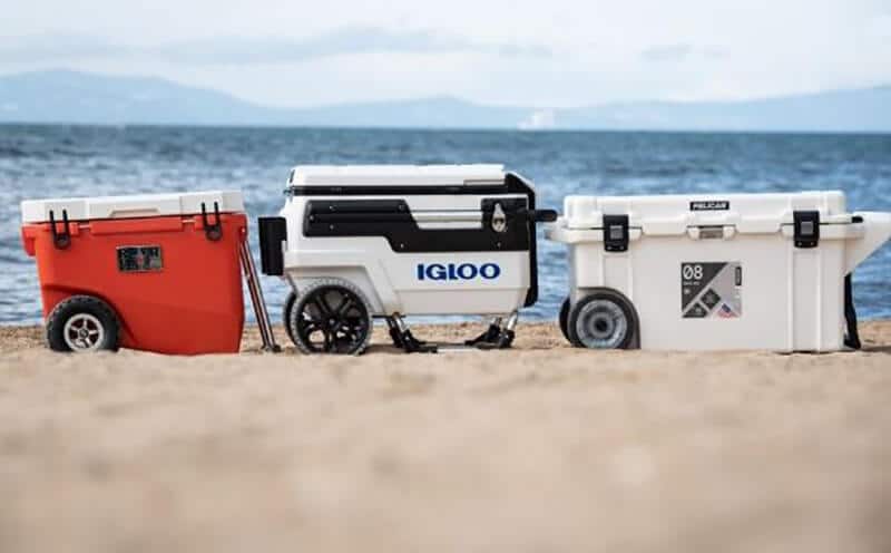 beach cooler with wheels