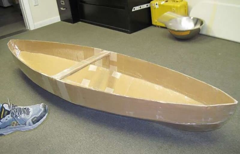 Cardboard Canoe to Your Children