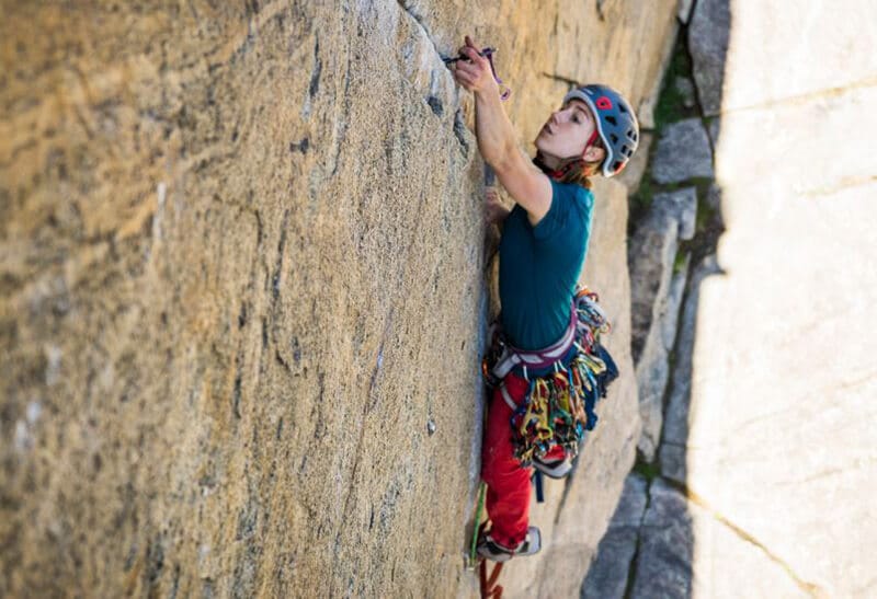 trad climbing shoes